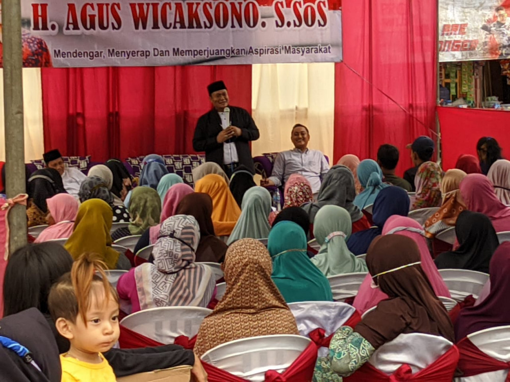 Pastikan Program Bantuan Pemerintah Diterima Warga, Agus Wicaksono Manfaatkkan Reses Cek Langsung ke Warga